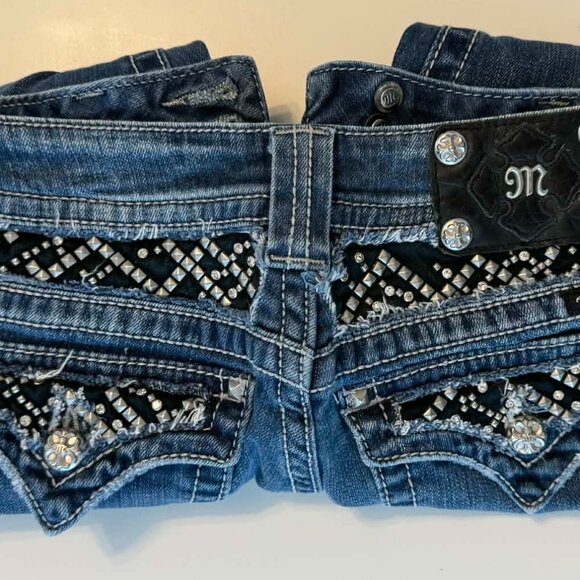 Miss Me Bootcut Jeans | Size 29R | 31” Inseam | Embellished Western Denim | JES - Picture 10 of 10
